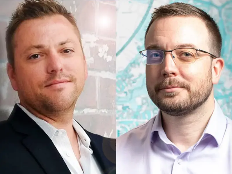 Side-by-side headshots of Chris Lockhart (left) and Ollie (right)